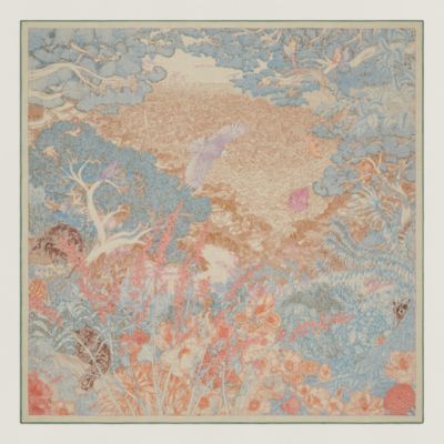 HERMES ショール retour a la nature 自然回帰 140 Retour a la Nature shawl 140 | Hermès UAE